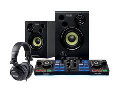 Hercules DJStarter Kit - DJ miksepult DJControl Starlight controller, DJMonitor 32 høyttalere, HDP DJ M40.2 headphones, Serato DJ Li