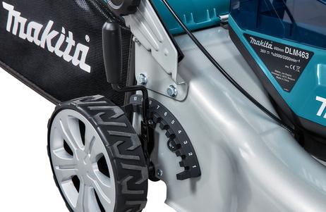 Makita DLM463Z gressklipper - uten batterier LTX 36V (2x 18V) - med stillemodus (DLM463Z)