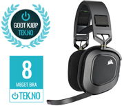 Corsair HS80 RGB Wireless - Gaming-Headset with Spatial Audio - Carbon
