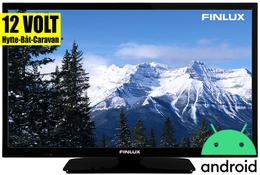 FINLUX 24" HD Smart-TV 12V/230V trippel-tuner, kun 19W, 24-FMAF-9060