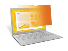 3M personvernfilter i gull for 13.3" Laptops 16:9 with COMPLY - notebookpersonvernsfilter