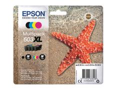 Epson 603XL Multipack - 4-pack - XL - svart, gul, cyan, magenta - original - blekkpatron