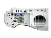 Epson EB-1460Ui - 3 LCD-projektor - 802.11b/ g/ n wireless / LAN / Miracast - hvit (V11H726040)