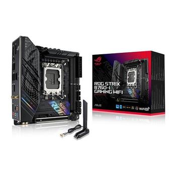 ASUS ROG STRIX B760-I GAMING WIFI - mini-ITX-hovedkort,  LGA1700, 2x DDR5, 2.5GbE, Wi-Fi 6E (90MB1D90-M0EAY0)
