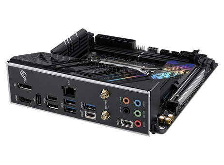 ASUS ROG STRIX B760-I GAMING WIFI - mini-ITX-hovedkort,  LGA1700, 2x DDR5, 2.5GbE, Wi-Fi 6E (90MB1D90-M0EAY0)