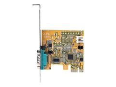 StarTech PCI Express Serial Card, PCIe to RS232 (DB9) Serial Interface Card, PC Serial Card with 16C1050 UART, Standard or Low Profile Brackets, COM Retention, For Windows & Linux - PCIe to DB9 Card (11050-PC-