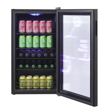 HCK Cyberpunk gaming-kjøleskap 98L (SC-98B-CYBER)