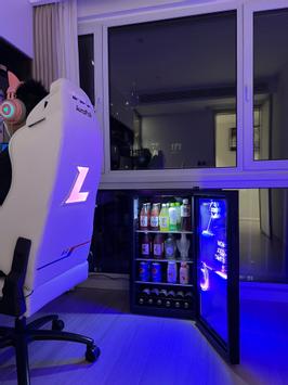 HCK Cyberpunk gaming-kjøleskap 98L (SC-98B-CYBER)