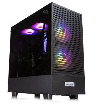 Multicom Flow A901 Gaming PC AMD Ryzen 7 7800X3D, 64GB DDR5 RAM, 2TB PCIe 4.0 SSD, GeForce RTX 4070 Ti Super, Wi-Fi 6E, 2.5 GbE, Windows 11 Home (MULTICOM-A901-05-AMDFB)