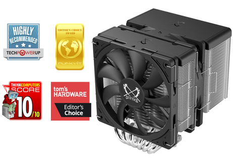 Scythe Fuma 3 SCFM-3000 prosessor-kjøler støtter bl.a LGA1700 og AM5 (SCFM-3000)