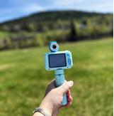 Barnekamera blå med stativ (X101S-BL)