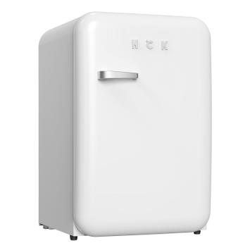 HCK retro kjøleskap 130L hvitt (BC-130RDA-WHITE)