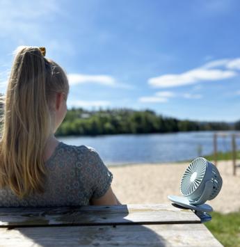 Xiaomi Solove F3 oppladbar bordvifte Blågrå, 2000mAh, USB-C (SOLOVE-F3-SG)