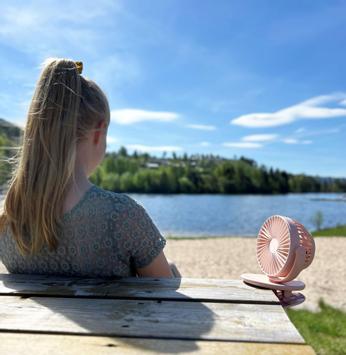 Xiaomi Solove F3 oppladbar bordvifte Rosa, 2000mAh, USB-C (SOLOVE-F3-PK)