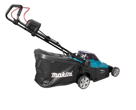 Makita DLM432PT2 gressklipper - 36V (2x18V) inkludert 2x 5Ah LTX-batterier og hurtiglader (DLM432PT2)