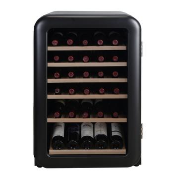 HCK vinkjøleskap 130L svart