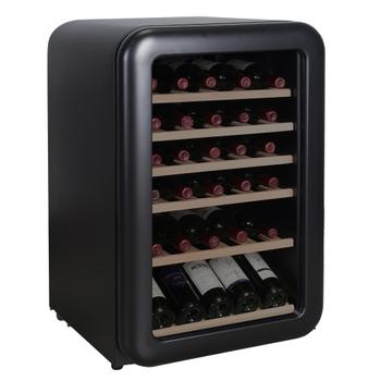 HCK vinkjøleskap 130L svart (SC-130R-S-BLACK)