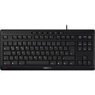Cherry STREAM KEYBOARD TKL - tastatur - Pan Nordic - svart Inn-enhet