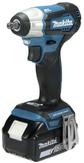 Makita DTW180RTJ muttertrekker - 2x 5.0Ah LXT 18V - 180Nm - med Makpac-koffert (DTW180RTJ)