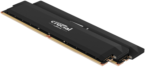 Crucial Pro Overclocking 32GB DDR5-6000 (2x16GB) UDIMM Black, CL36-38-38-80,  Intel XMP & AMD EXPO (CP2K16G60C36U5B)
