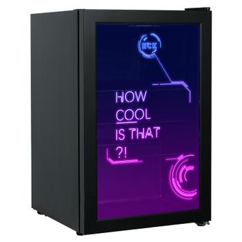 HCK Cyberpunk gaming-kjøleskap 70L (SC-70B-CYBER)