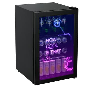 HCK Cyberpunk gaming-kjøleskap 70L (SC-70B-CYBER)