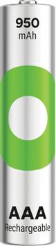 GP ReCyko Rechargeable Battery, Size AAA, 950 mAh, 4-pack (201242)