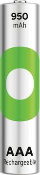 GP ReCyko Rechargeable Battery, Size AAA, 950 mAh, 4-pack (201242)