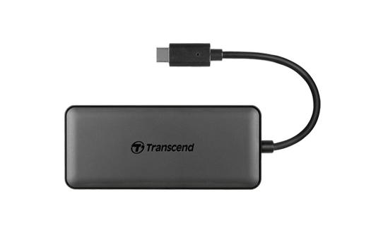 Transcend HUB5C 6-in-1 USB-C hub USB 3.1 - 10Gbs, 60W PD, UHS-II SD-/ microSD-minnekortleser (TS-HUB5C)