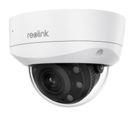 Reolink P437 - vandalsikkert 4K-kamera PoE overvåkningskamera med 5X optisk zoom, AI og spotlys - strøm og data via nettverkskabel (RLC-P437)
