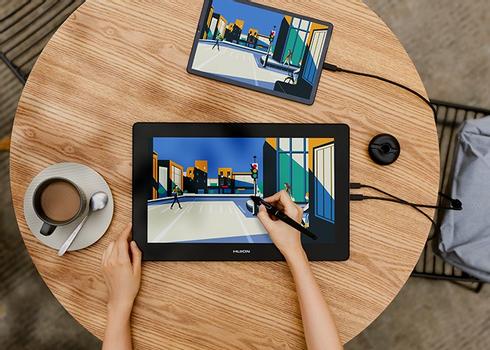 Huion Kamvas Pro 16 Plus tegnebrett med 4K-oppløsning (GT1562-G)