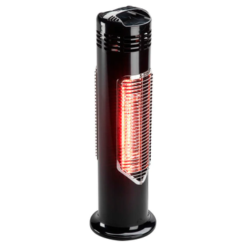 IMUS terrassevarmer med "Safe Touch"-teknologi kun 67cm høy - 550W (tilsvarer 1500W*) (526-1180)