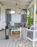 IMUS terrassevarmer med "Safe Touch"-teknologi kun 67cm høy - 550W (tilsvarer 1500W*) (526-1180)