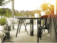 IMUS terrassevarmer med "Safe Touch"-teknologi kun 67cm høy - 550W (tilsvarer 1500W*) (526-1180)