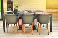 IMUS terrassevarmer med "Safe Touch"-teknologi kun 67cm høy - 550W (tilsvarer 1500W*) (526-1180)