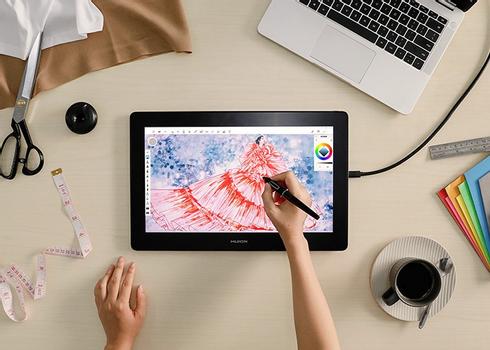 Huion Kamvas Pro 16 Plus tegnebrett med 4K-oppløsning (GT1562-G)