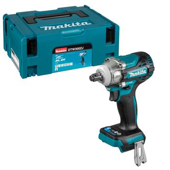 Makita DTW300ZJ muttertrekker - uten batteri LXT 18V - 330Nm - med Makpac-koffert (DTW300ZJ)
