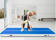 AIRTRACK Oppblåsbar gymnastikk-matte 3x1m, Blå/Hvit (AIRTRACK-3M)