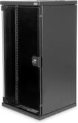 Digitus DN-10-12U-B - rack - 12U Network Cabinet 10" - 12U - Wall mounting - 592x312x300mm - max. Load 30kg - usable Depth 250mm - Black