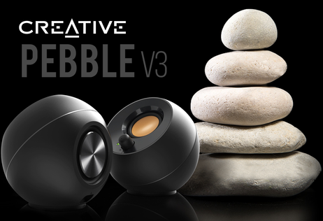 Creative Pebble V3 minimalistiske blåtannhøyttalere (51MF1700AA000)