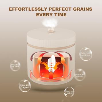 Tokit riskoker 1.5 liter - hvit (TOKIT-RICE-WHITE)