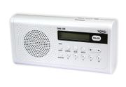 XORO DAB 100 DAB/DAB+/FM radiomottak, alarmfunksjon, LCD med bakgrunnsbelysning, teleskopantenne i metall