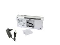 XORO DAB 100 DAB/ DAB+/ FM radiomottak,  alarmfunksjon,  LCD med bakgrunnsbelysning,  teleskopantenne i metall (XOR400392)