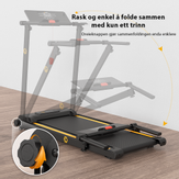 Urevo Fold Mini sammenleggbar tredemølle 10km/t, 105x40cm løpebånd (UREVO-FOLD-MINI)