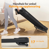 Urevo Spacewalk 3S tredemølle stigningsfunksjon 6km/t, 108x42cm løpebånd (URTM024)