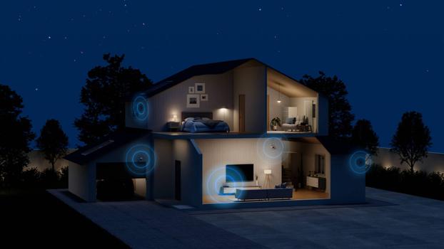 Reolink 12-kanalers Wi-Fi 6 NVR med 2TB harddisk, 4x RJ-45 uten PoE (NVS12W)