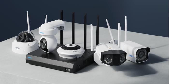 Reolink 12-kanalers Wi-Fi 6 NVR med 2TB harddisk, 4x RJ-45 uten PoE (NVS12W)