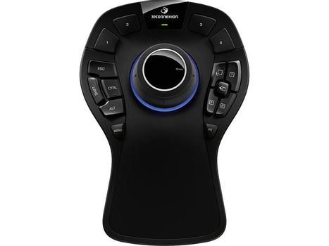 3Dconnexion SpaceMouse Pro Wireless 3D-mus Bluetooth Edition, 2.4 GHz, USB-C (3DX-700119)
