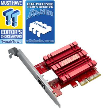 ASUS XG-C100C 10GbE PCIe RJ45 10 Gigabit Ethernet nettverkskort (90IG0760-MO0B00)