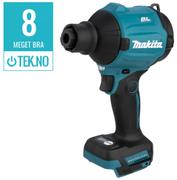 Makita DAS180Z blåsepistol - uten batteri LXT 18V - 0-200m/s, 0-18kPa, 0-1.1m³/min - støvblåser blåseverktøy blower